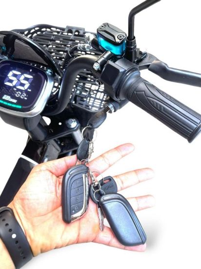 صورة دراجة كهربائية 60 فولت ابو بطاريتين